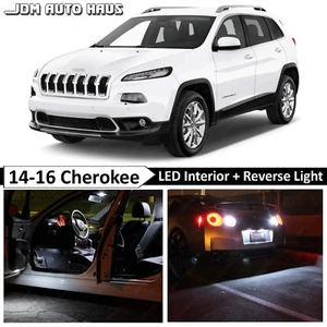 19x Bombillas LED inversas con etiqueta interior blanca para JEEP Cherokee KL 2014-2017 - Imagen 1 de 12