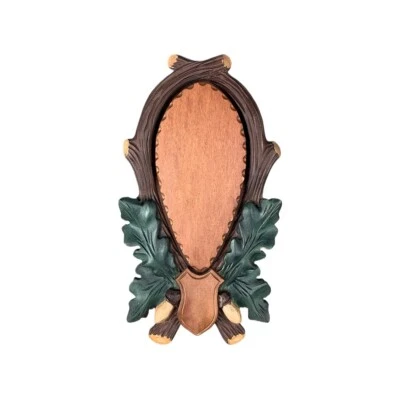 HI LIFE LIVING NATURE Scudo di legno per trofeo capriolo. Pannello. Corna. Caccia. 29x17cm 031703