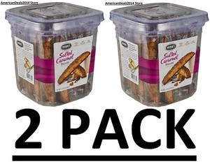 2 PACK - Nonni's Salted Caramel Biscotti 24 Ct - Total 48 Ct - FREE SHIPPING - Picture 1 of 8