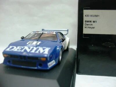 WOW EXTREMADAMENTE RARO BMW M1 ProCar #81 Heyer Denim Monaco 80 1:43 Minichamps-Spark Foto 1 de 3