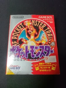 1996 Tested Boxed Japanese Pokemon Red Version plays on US systems! Saves! - Picture 1 of 19