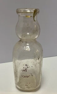 Vintage Unknown Dairy Embossed Cream Top Qt Milk Bottle Found Lancaster Cty Pa - Picture 1 of 10