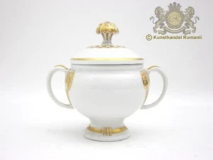 KPM Berlin Zuckerdose im Dekor Ceres mit Goldmalerei Theodor Schmuz Baudiss - Bild 1 von 1