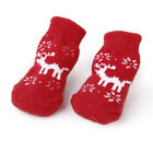 4 Christmas Cotton Reindeer Socks for Cat/Puppy