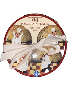 Set of 4 Italian Plate Set. 6.25” Boston Warehouse Trading Corp. 2003 - Picture 1 of 7