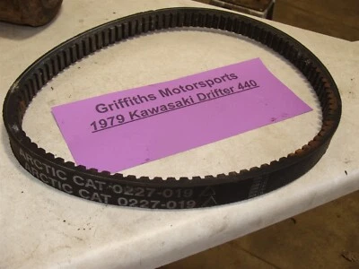 Kawasaki Drifter 440 TA440B 1979 0237-010 correa de transmisión de embrague Foto 1 de 4