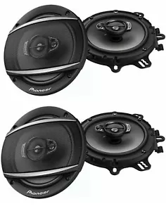 Pioneer TS-A1680F 350 W MAX 6.5" 4-WAY 4-OHM STEREO COAXIAL SPEAKERS (2PAIRS) - Picture 1 of 8