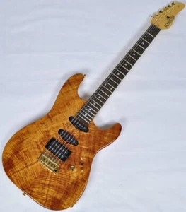 Schecter California Custom Elite Koa Top USA Custom Shop Electric Guitar - Picture 1 of 11
