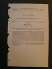 Government Report 1884 Meredith Parsons 8th Reg WV Vol Measles Civil War Pension