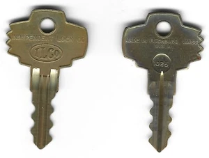 Ilco 1025 New Old Stock Uncut Key Blank Same as Ilco 750 Fort K750 - Picture 1 of 2