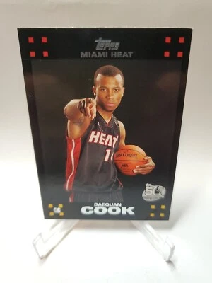 2007-08 Topps #131 Daequan Cook Rookie RC - Heat - Image 1 of 2