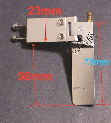 L75xW43mm CNC T6061 Alum Alloy RC Boat Rudder with Water Cooling  US SELLER/SHIP - Image 1 of 4