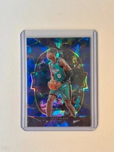 2022-23 Panini Select Jalen Duren Rookie RC Concourse Blue Cracked Ice Prizm #98 - Foto 1 di 2
