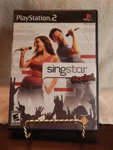 PlayStation 2 SingStar Rocks Video Game  TESTED - Picture 1 of 1