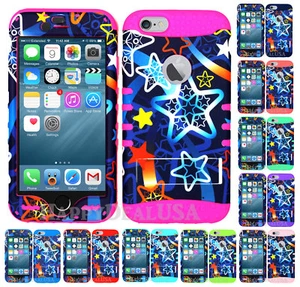 Para Apple iPhone 6 Plus | 6s Plus - Funda protectora híbrida KoolKase - Super Stars 77 - Imagen 1 de 15