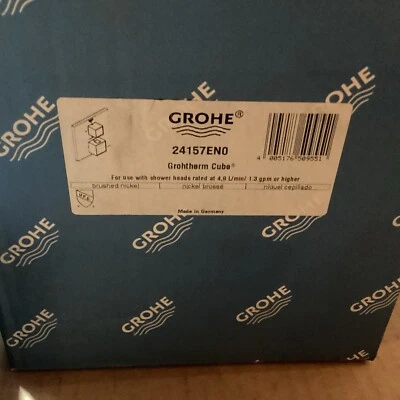 Borde de válvula termostática de una sola función Grohe 24 157 Grohtherm - Níquel Foto 1 de 4