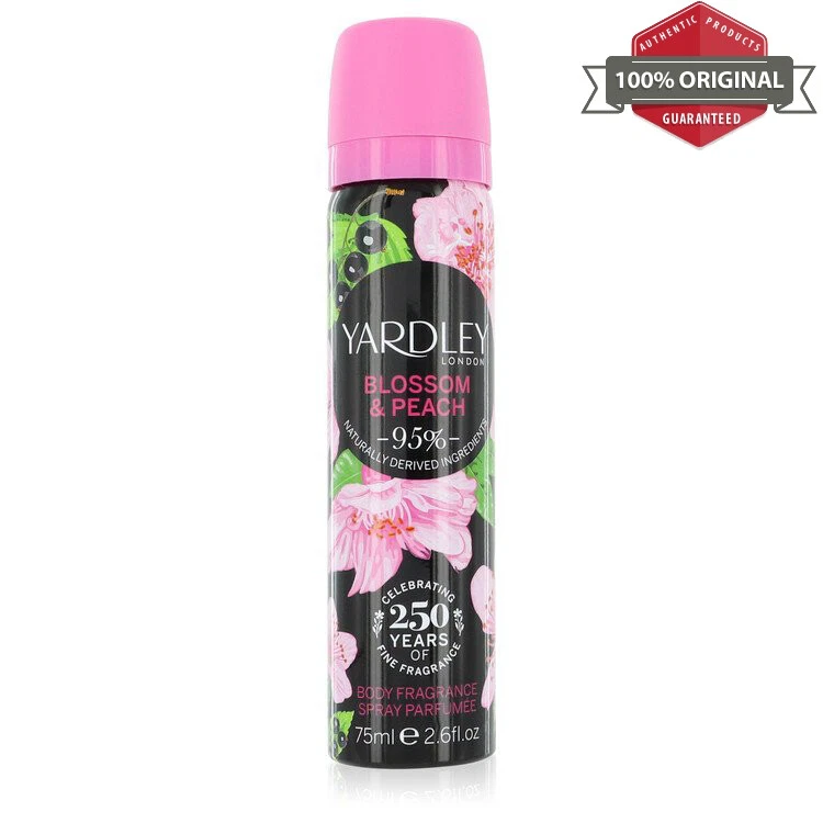Yardley Blossom and Peach Body Spray 75ml Women