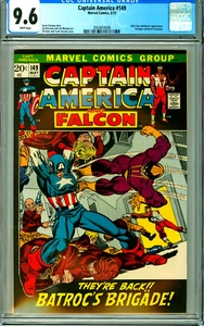 CAPTAIN AMERICA 149 CGC 9.6 WP FALCON Nick Fury Bronze Age MARVEL COMICS 1972 - Picture 1 of 1