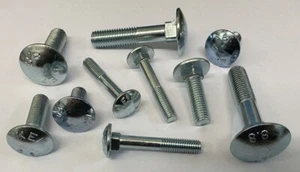 M6, ALTA TRACCIÓN, grado 8.8, pernos de entrenador, pernos de carro, taza cuadrada, BZP. - Imagen 1 de 4