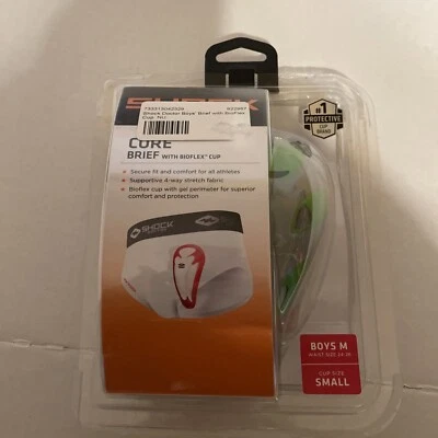 Calzoncillo Shock Doctor Core para niños con copa BioFlex cintura media (24-26) taza pequeña NUEVO Foto 1 de 4