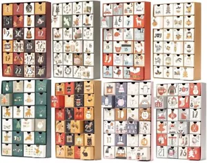 Fill Create Make your Own Advent Calendar 24 Days 1-24 Draws Christmas Countdown - Picture 1 of 50