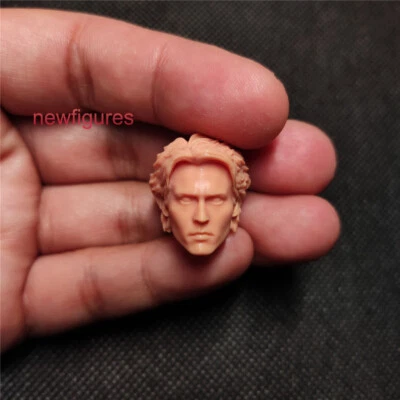 1:18 Sleepy Hollow Johnny Depp Head Model For 3.75" Male Action Figure Body Toy - image 1 of 4