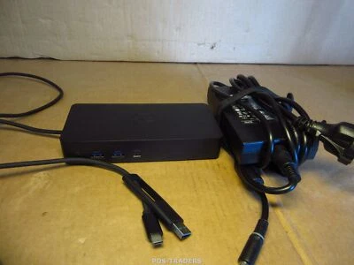 Dell D6000 M4TJG Universal 4x USB 3.0 USB-C 4K Dual DP Docking Station + PSU - Bild 1 von 4