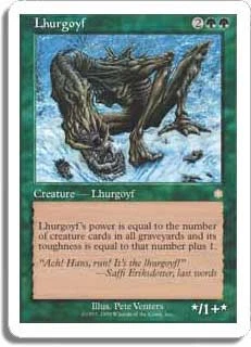 Lhurgoyf Battle Royale NM Green Rare MAGIC THE GATHERING MTG CARD ABUGames - Image 1 of 1