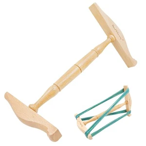 Mittelgroßer Buchenholz Niddy Noddy, 48 Zoll (120 cm) Knäuel Garnwickler, Hand... - Bild 1 von 5