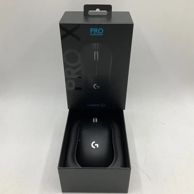 Logitech G Pro X Superlight Wireless Gaming Mouse Black 910-005878 Tested Works - Image 1 of 4