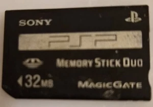SONY 32MB MEMORY Stick Duo MS Card for Sony PSP and OLD CAMERAS - Picture 1 of 1