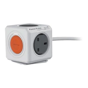 1.5m Allocacoc PowerCube 'Extended Remote' Mains Extension Lead, 4-Socket, Docki - Picture 1 of 4