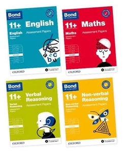 Bond 11+ Assessment Papers 8-9 years Bundle: English, Maths, Non-verbal Reasonin - Picture 1 of 1