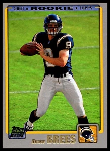 2001 Topps Drew Brees #328 San Diego Chargers QB RC - Picture 1 of 3