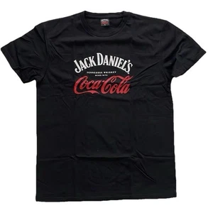 JACK DANIELS X COCA-COLA Collab Logo Tee (Size L) NWT - Picture 1 of 2