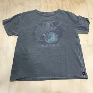 A4463 Women’s Trunk LTD Free People Aerosmith Faded Distress T-Shirt Size Large - Picture 1 of 12