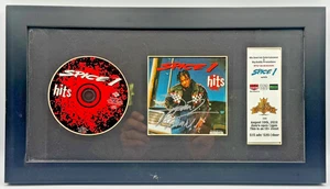 Spice 1 signierte Spice 1 Hits CD gerahmt mit Humboldt Tour Ticket JSA COA Autogramm - Bild 1 von 4