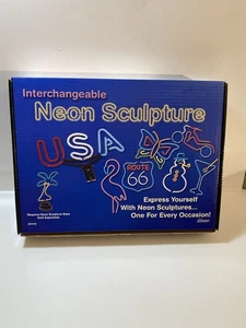 AdVantage Industries Interchangeable Neon Sculpture USA Only w Box NO BASE - Picture 1 of 4