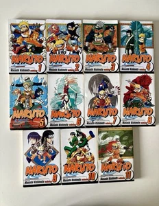 Naruto Shonen Jump Graphic Novel Collection Bundle Manga Volumes 1-11 - Picture 1 of 13
