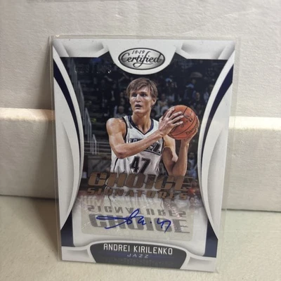 2018-19 Panini Certified - Choice Signatures Andrei Kirilenko #CS-AKL /199 (AU) - Image 1 of 2