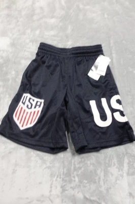 Pantalones Cortos USMNT Para Hombre Talla Pequeña Azul New Era Parche Logo Malla Nuevos con Etiquetas Foto 1 de 4