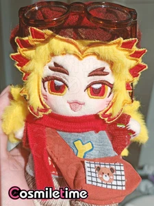 Demon Slayer Rengoku Kyoujurou Plush 10cm Doll Stuffed Dress up Anime Gift YZ - Picture 1 of 3