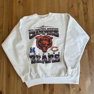 2000s Chicago Bears Adult Crewneck Sweatshirt vtg Retro style Remake RM0139 - Image 1 of 2