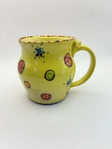 Jenny Knight Studio Pottery Yellow Mug Shipston -on - Stour New Old Stock - Picture 1 of 8