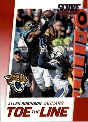 2016 Score Toe the Line Red #11 Allen Robinson - FB - Image 1 of 2