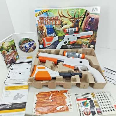 Nintendo Wii Cabela's Big Game Hunter 2012 with Top Shot Elite & Stickers - Image 1 of 4
