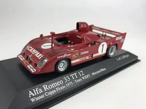Modellino auto Minichamps 1/43 Alfa Romeo 33TT 12 Team WKRT 1975 400751201 - Foto 1 di 2