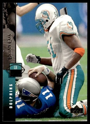 1994 Upper Deck Bryan Cox Miami Dolphins #226 - Image 1 of 2