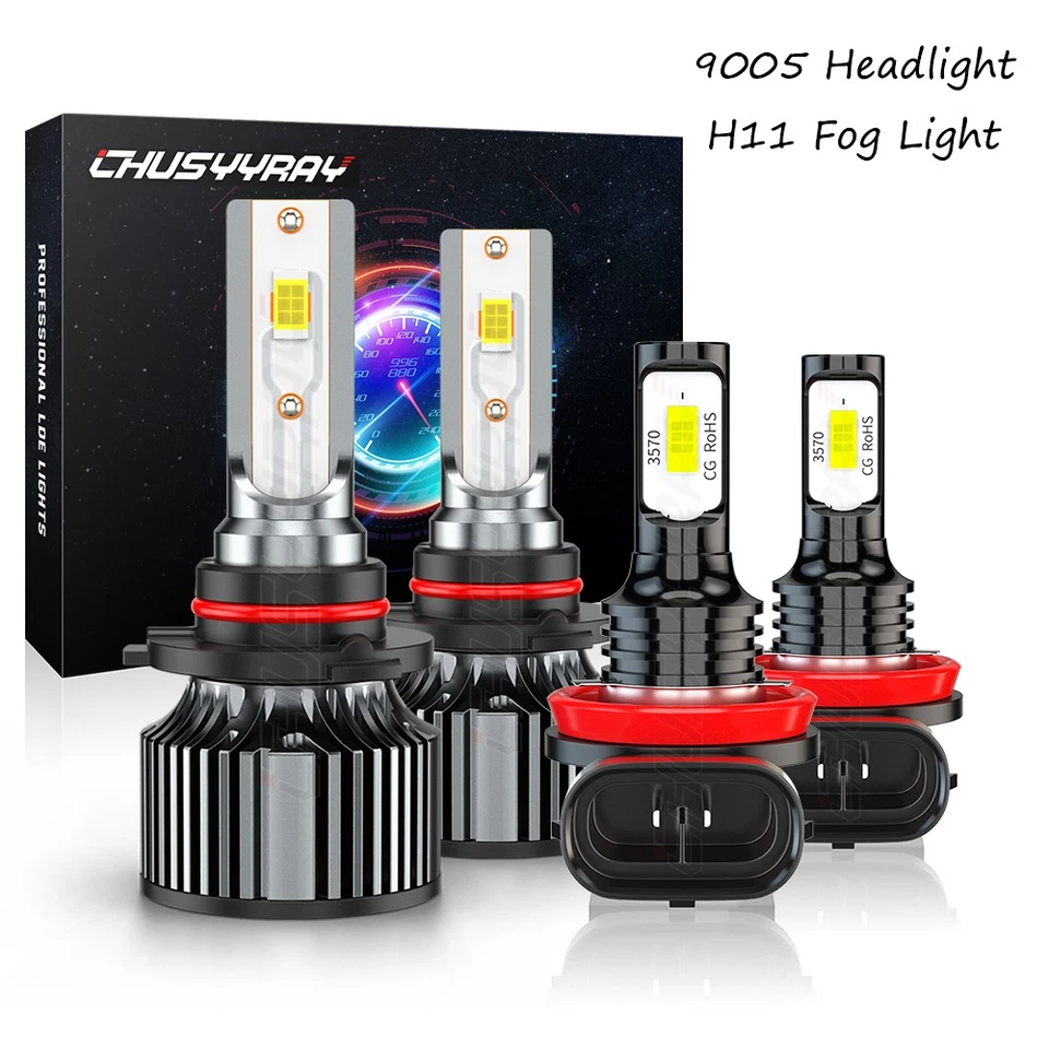 Faro LED alto bajo + bombillas antiniebla H11 para Mercury Milan 2010 2011 4x 9005 Foto 1 de 4