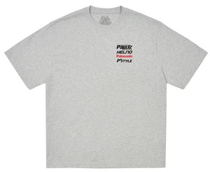 Palace | Camiseta Racey | Gris jaspeado | Grande | SS25 | Nueva - Imagen 1 de 5